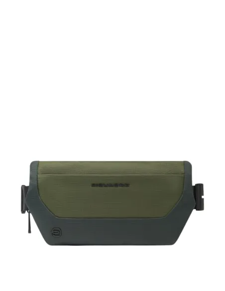 Piquadro Bum Bag in recycled fabric, green
