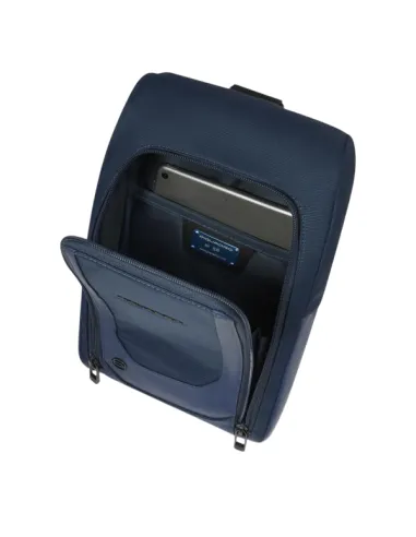 Piquadro Umhängetasche aus Stoff und...