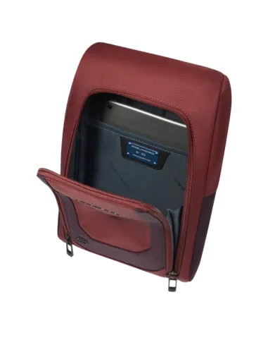 Piquadro Umhängetasche aus Stoff und...