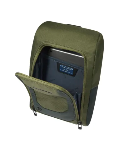 Piquadro Monosling bag in fabric and...