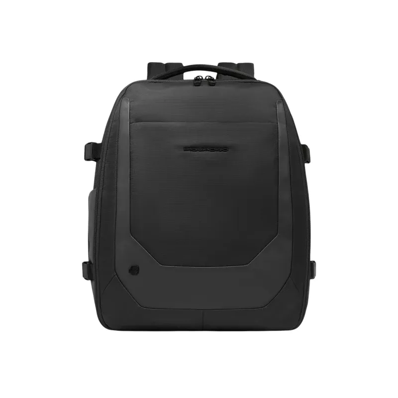 Piquadro travel backpack with 15.6 laptop compartment, black