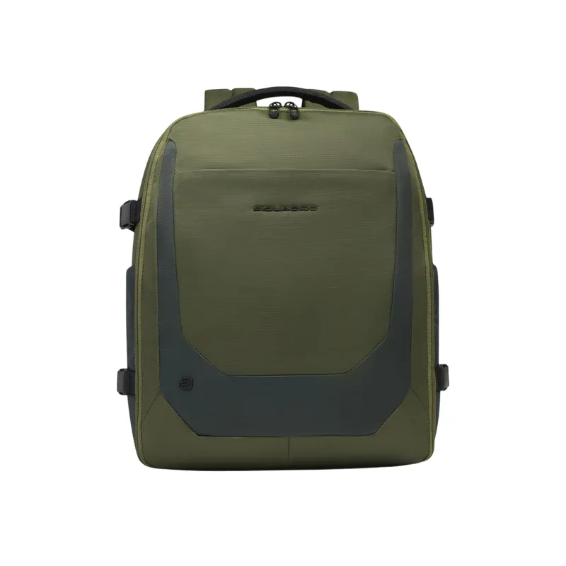 Zaino da viaggio con porta pc da 15,6 Piquadro, verde