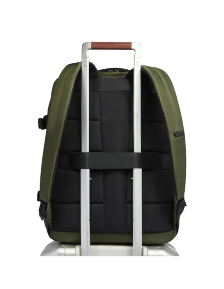 Zaino da viaggio con porta pc da 15,6 Piquadro, verde
