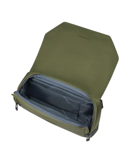 Piquadro Bum Bag with zip and flap closure, green