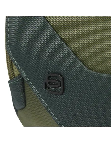 Piquadro Bum Bag with zip and flap closure, green