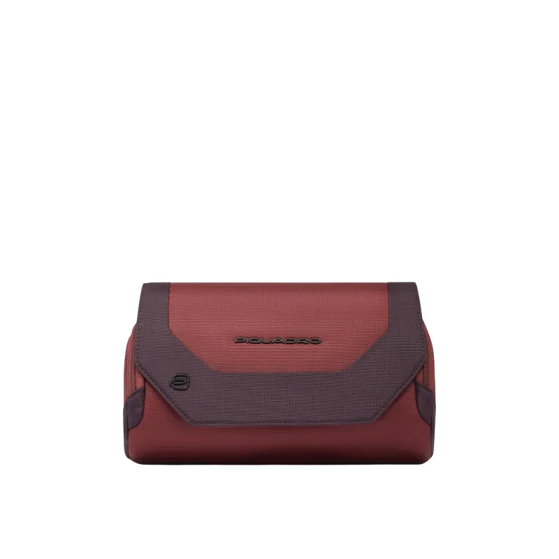 Marsupio Piquadro in tessuto riciclato e pelle con...