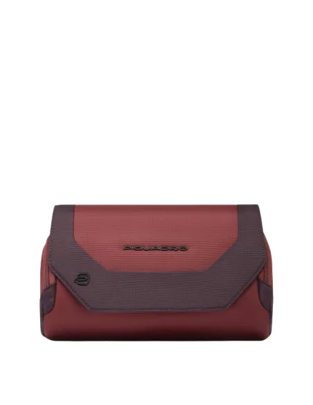 Piquadro Bum Bag with zip and flap closure, brown