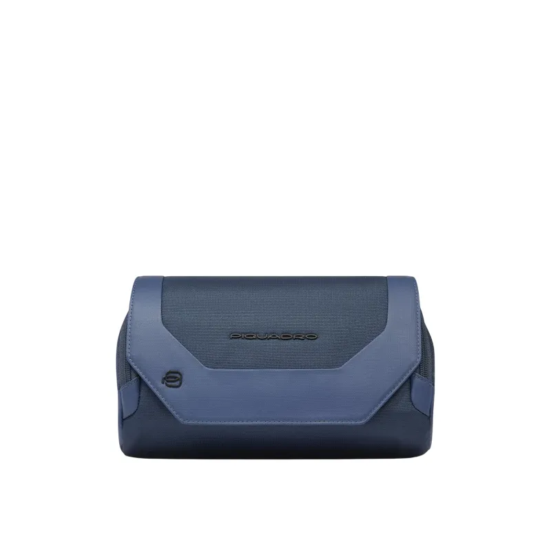 Piquadro Bum Bag with zip and flap closure, blue