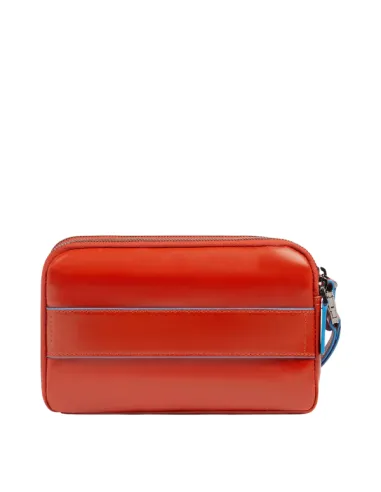 Herren Leder Clutch Tasche mit zwei...
