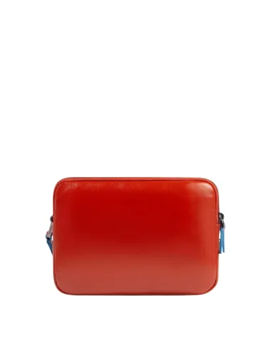 Men's clutch bag with Piquadro Blue...