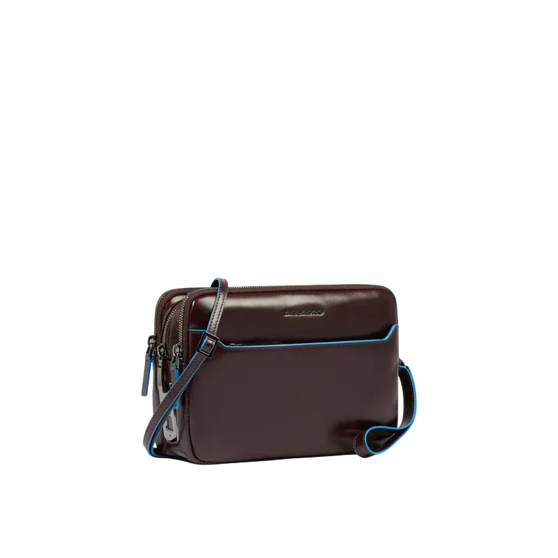 Men's clutch bag with Piquadro Blue Square imprint clasp,... 2