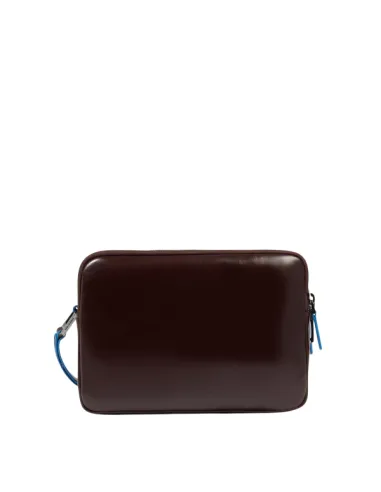 Men's clutch bag with Piquadro Blue...