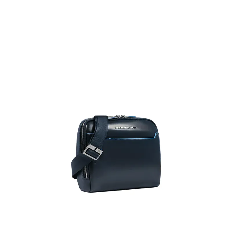 Piquadro Blue Square small horizontal leather man's... 2