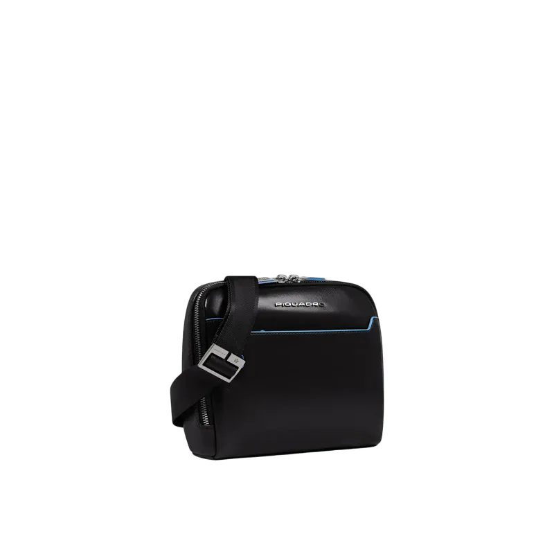 Piquadro Blue Square small horizontal leather man's... 2