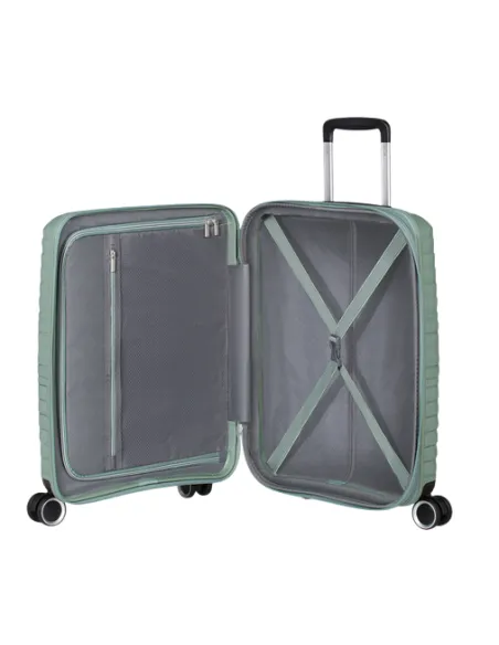 American Tourister carry-on trolley Flytwist, botanic green