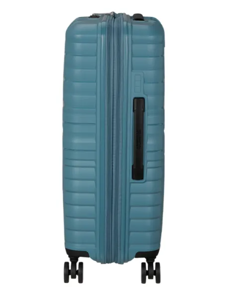 American Tourister Flytwist expandable medium trolley, Storm Blue