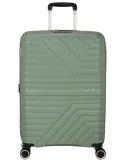 American Tourister Flytwist expandable medium trolley, botanic green