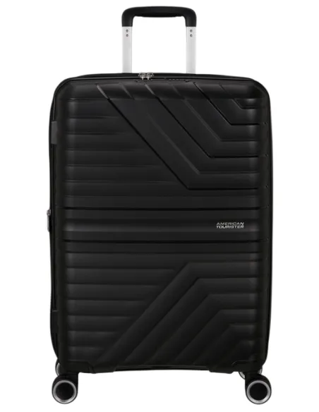 Expandierbarer mittlerer Trolley American Tourister Flytwist, schwarz