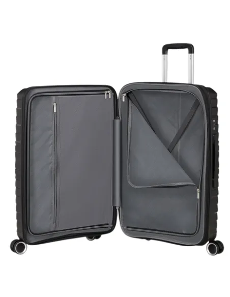 American Tourister Flytwist expandable medium trolley, black