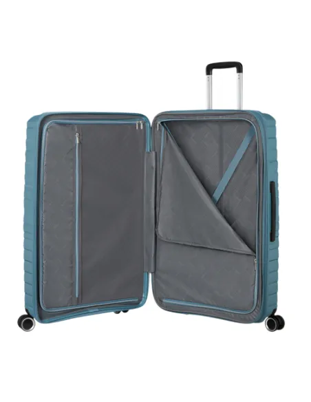 American Tourister Flytwist large expandable trolley, Storm Blue