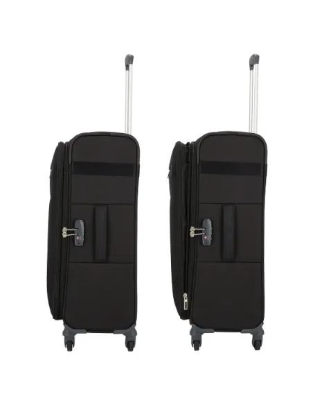 Samsonite Citybeat Expandable medium suitcase, black