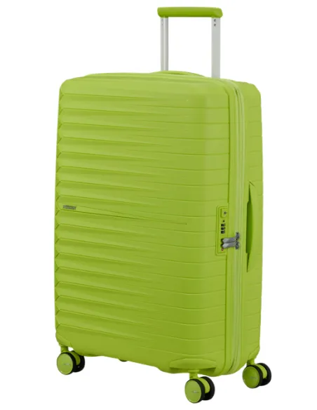 Expandierbarer mittlerer Trolley American Tourister Fastforward, neon lime