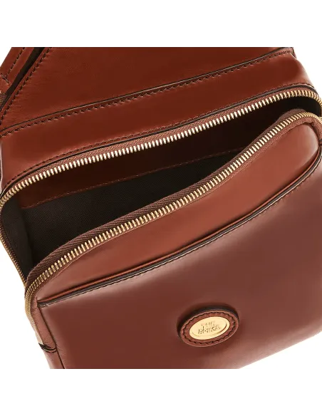 Monospalla in pelle The Bridge Story, marrone