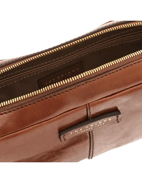 Herren-Clutch mit Griff The Bridge Vespucci, braun
