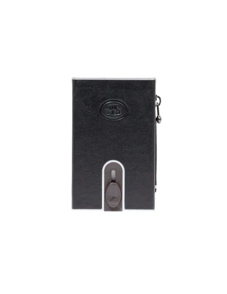 The Bridge Story Compact Wallet für Scheine mit Münz-Fach, schwarz