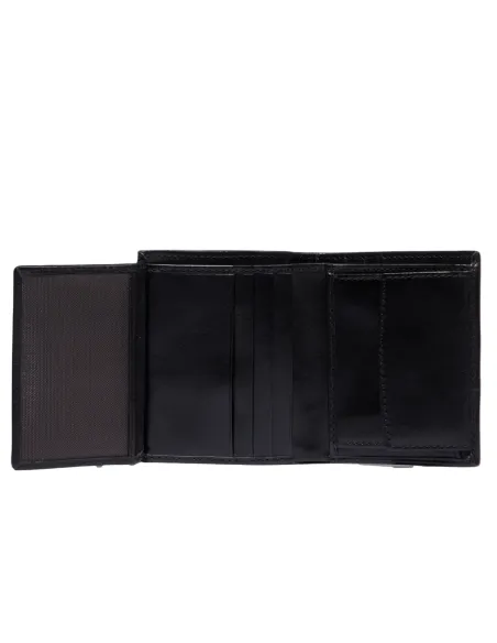 The Bridge Damiano vertical men's wallet with coin purse, black