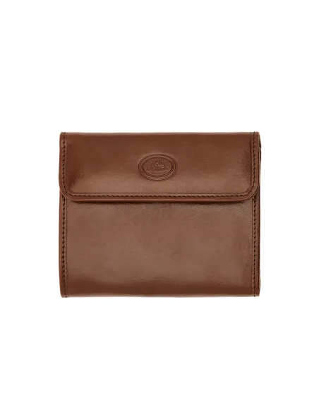 The Bridge Story medium women's wallet with flap, brown