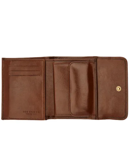 The Bridge Story medium women's wallet with flap, brown