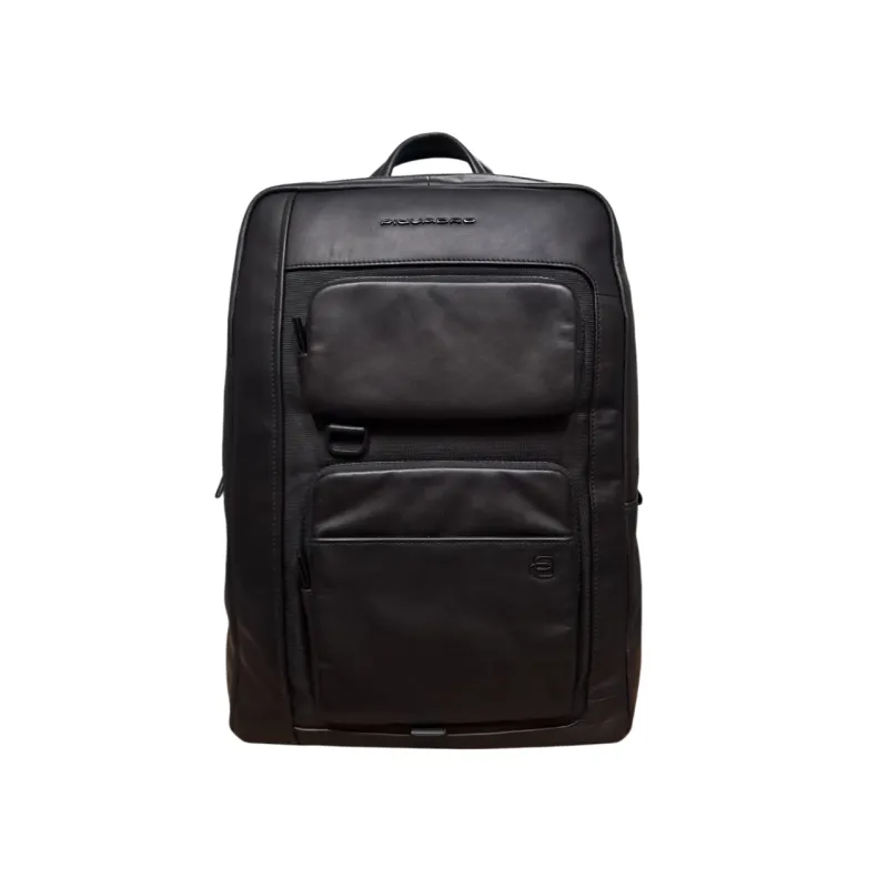 Piquadro Liko 14 Laptop-Rucksack, schwarz