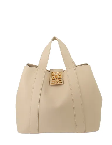 Borbonese Nueve handbag, sand