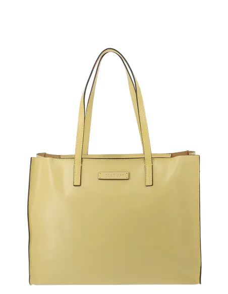 Shopping The Bridge Mirra con chiusura con zip, gialla