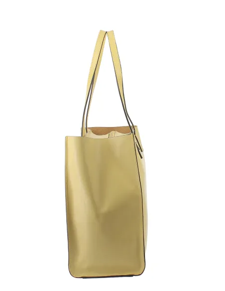 Shopping The Bridge Mirra con chiusura con zip, gialla