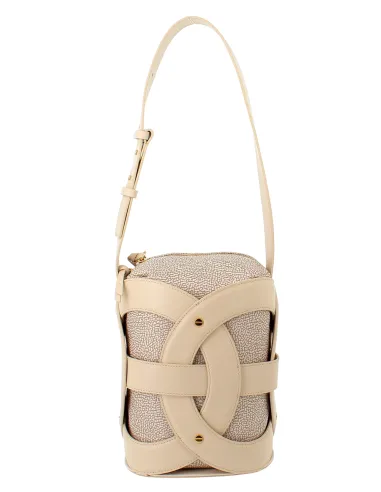 Borbonese All Round bucket bag, sand