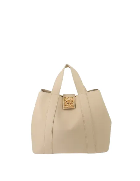 Borbonese Nueve handbag, sand