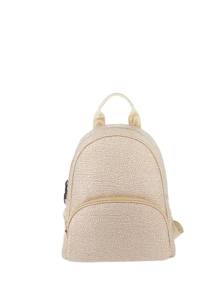 Borbonese Eco Line women's backpack, sand