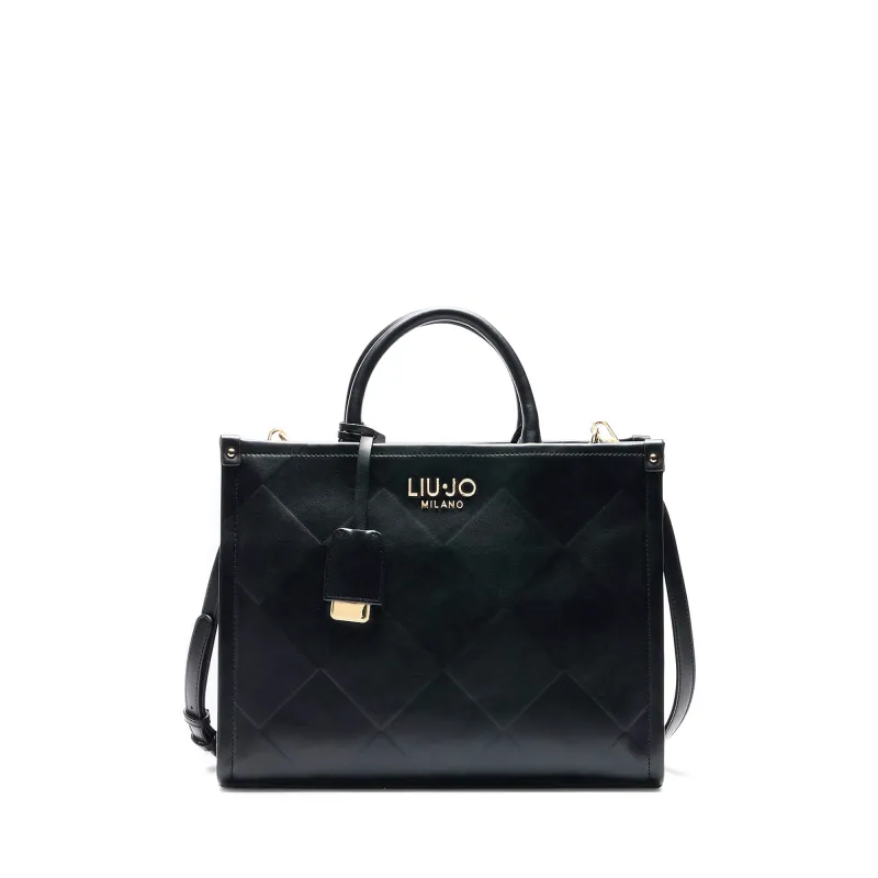 Liu Jo women's handbag with zip fastener, black