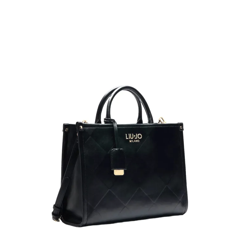 Liu Jo women's handbag with zip fastener, black 2
