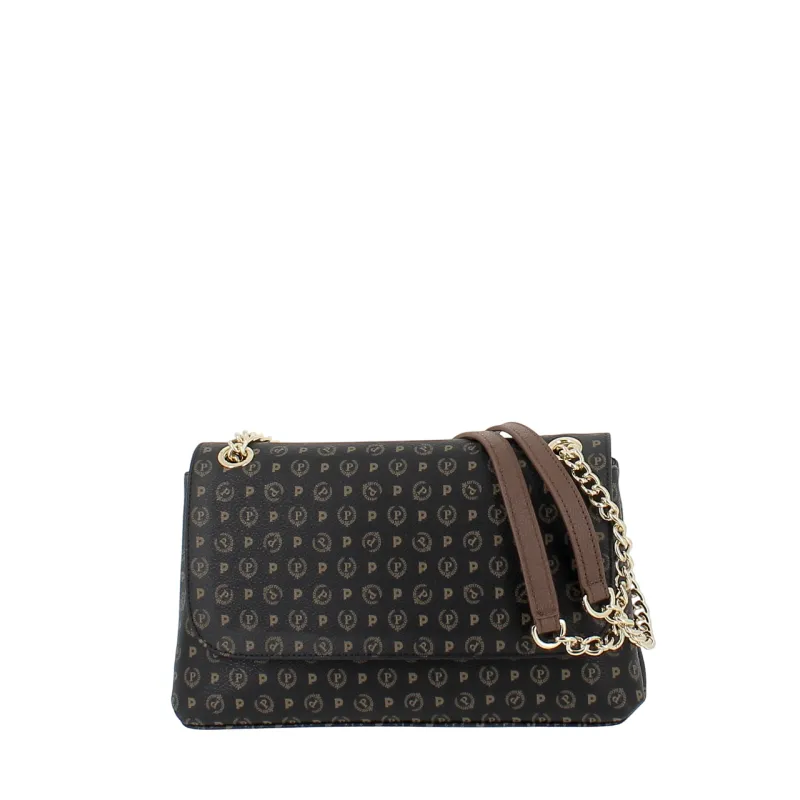 Mittlere Umhängetasche für Damen mit Klappe Pollini...