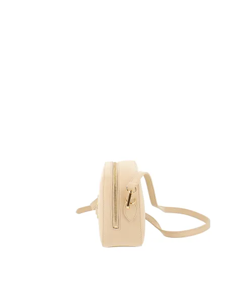 Borsa a tracolla Love Moschino, beige