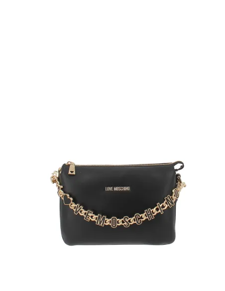 Borsa donna a tracolla Love Moschino, nera