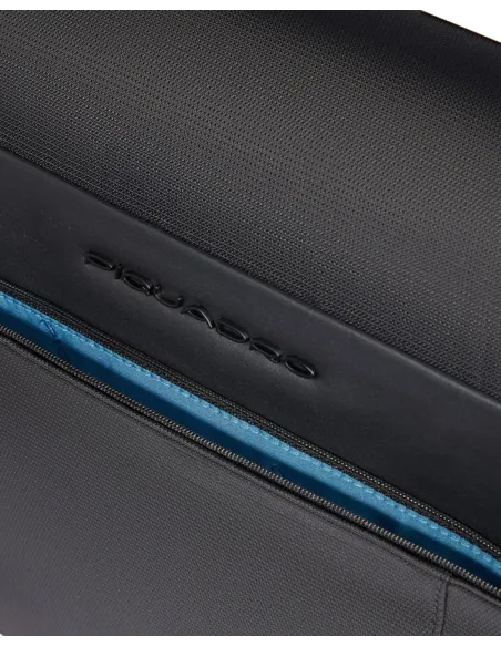 Piquadro Wollem laptop messenger bag, black