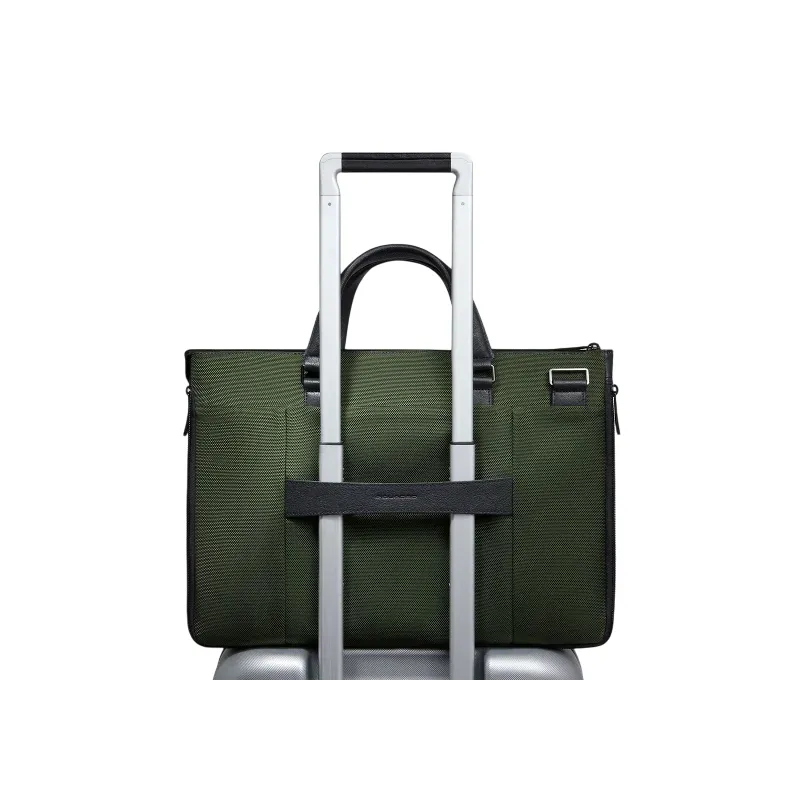 Piquadro Brief2 erweiterbare Laptop-Aktentasche mit zwei... 2