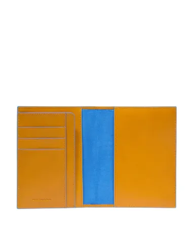 Piquadro Blue Square Passport holder,...
