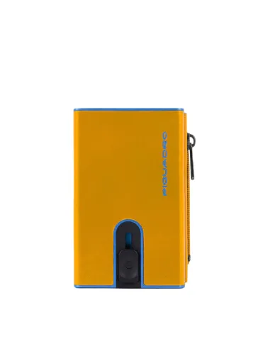 Piquadro Blue Square Compact Wallet...