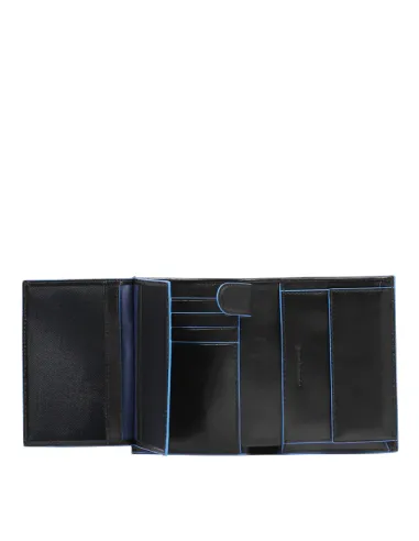 Piquadro Blue Square Vertical wallet...