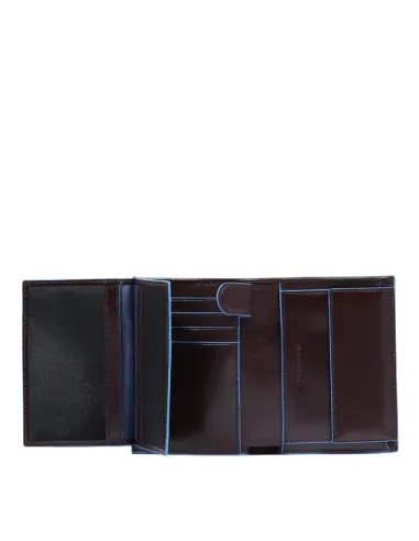 Piquadro Blue Square Vertical wallet...